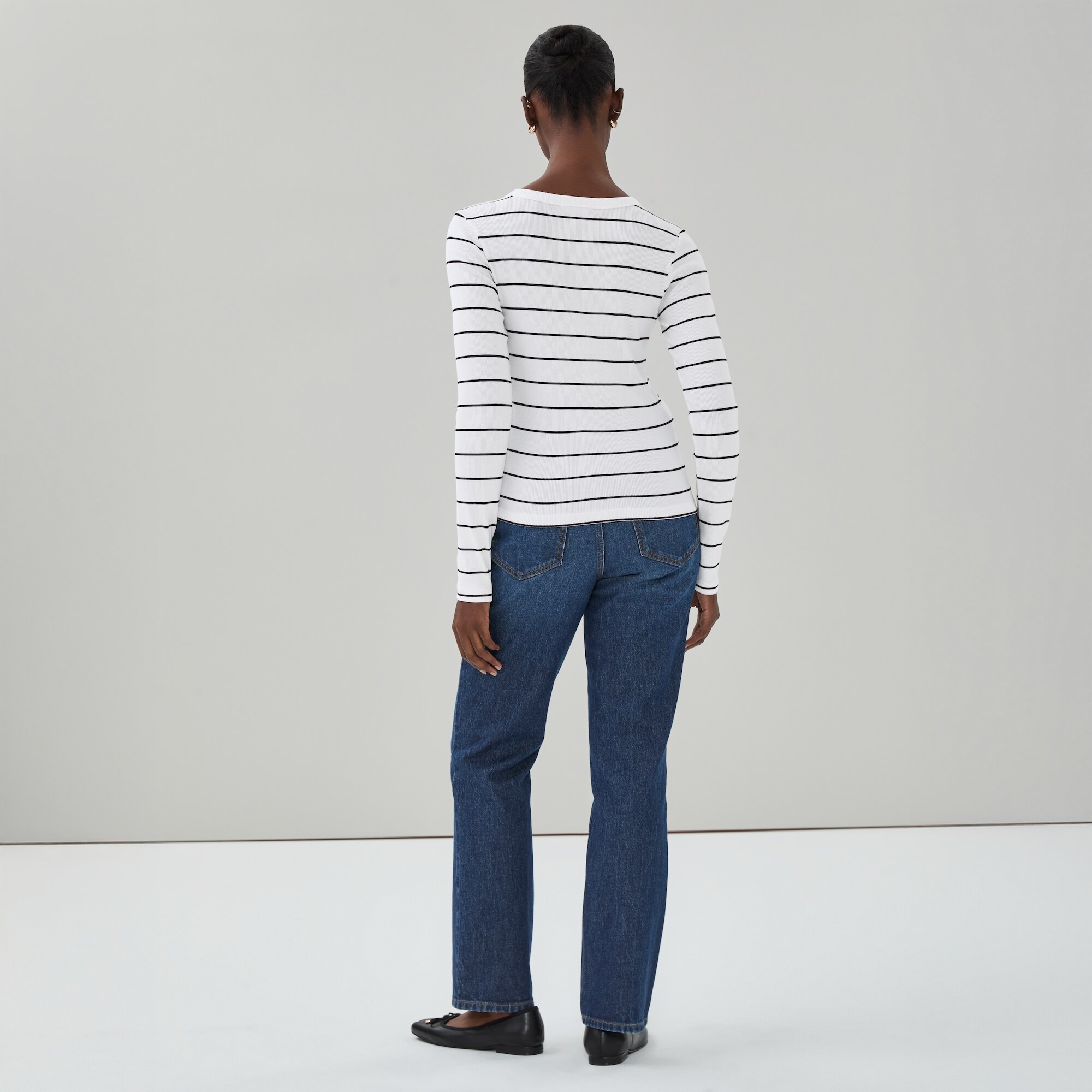Striped Long Sleeve Top