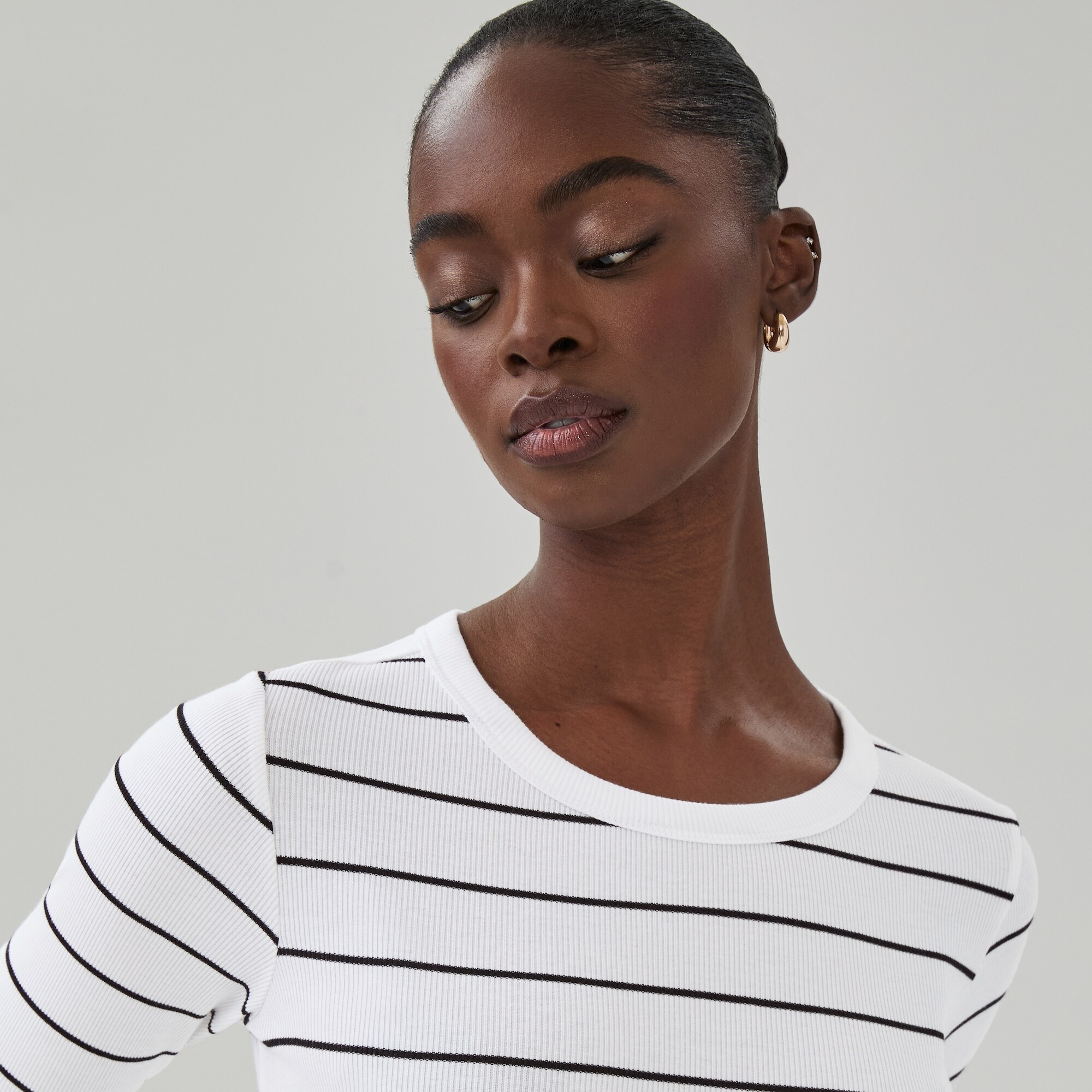 Striped Long Sleeve Top