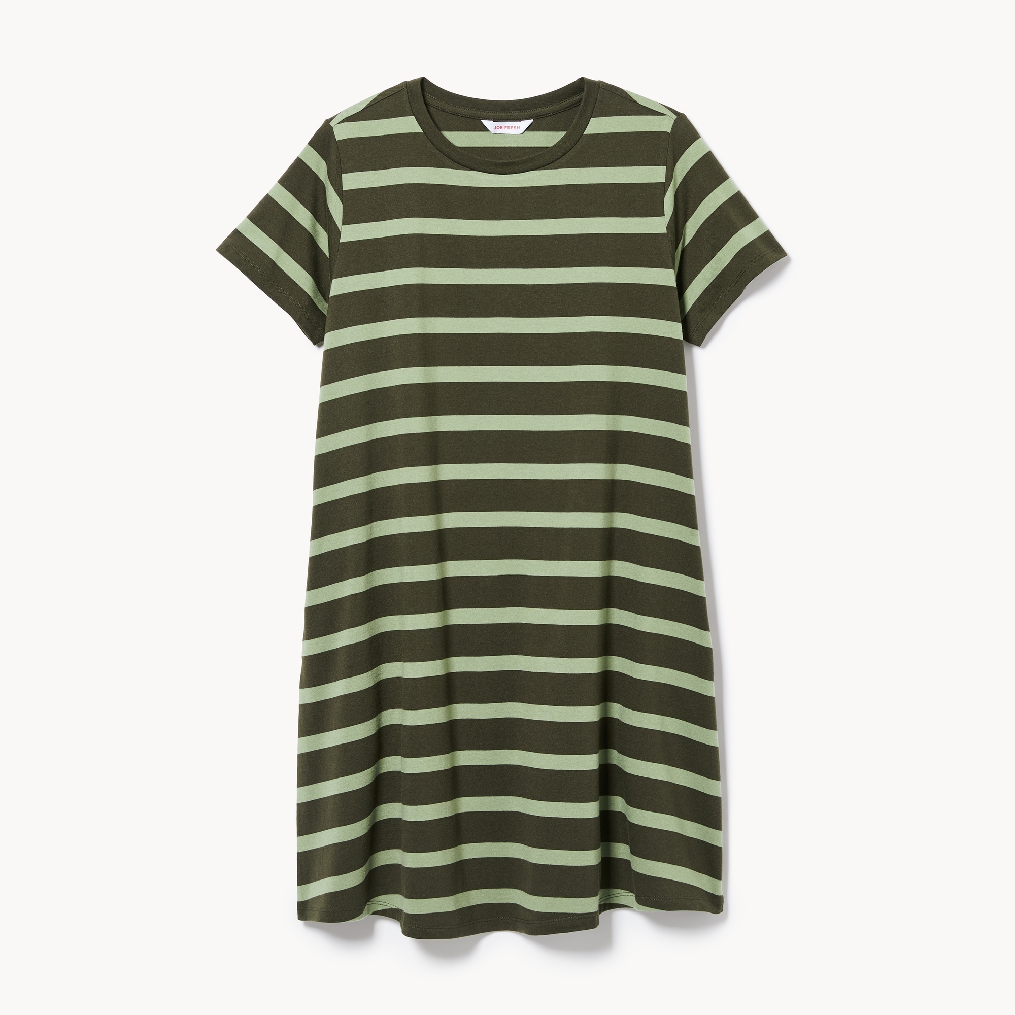 T-Shirt Dress in Green from Joe Fresh