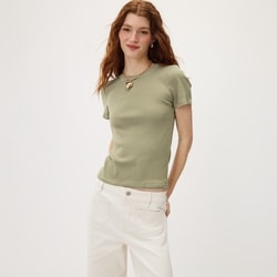 Joe Fresh Rib Knit T-Shirt 1 ea, $19.00/1ea
