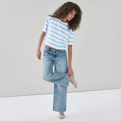 Joe Fresh T-shirt court à rayures de qualité supérieure 1 ea, 19,00 $/1ch