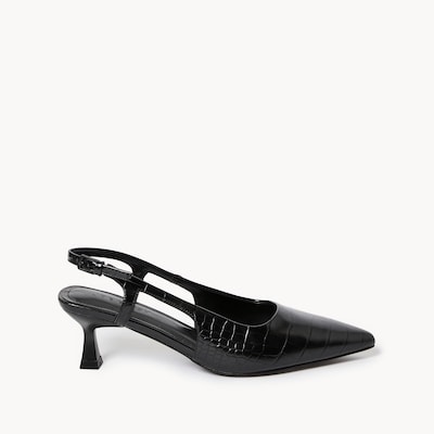 Joe Fresh Croc Embossed Slingback Heels 1 ea, $44.00/1ea