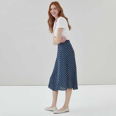 Joe Fresh Jupe midi évasée imprimée 1 ea, 39,00 $/1ch