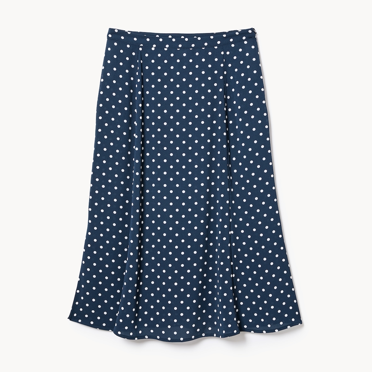 Printed Flared Midi Skirt