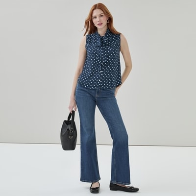 Joe Fresh Printed Tie-Neck Tank Top 1 ea, $35.00/1ea