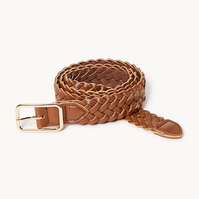 Braided Belt - Brown