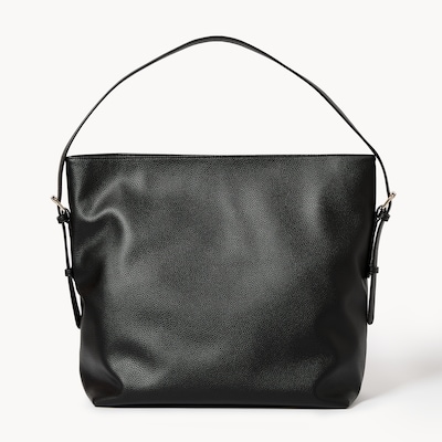 Large Pebble Bucket Bag - Black