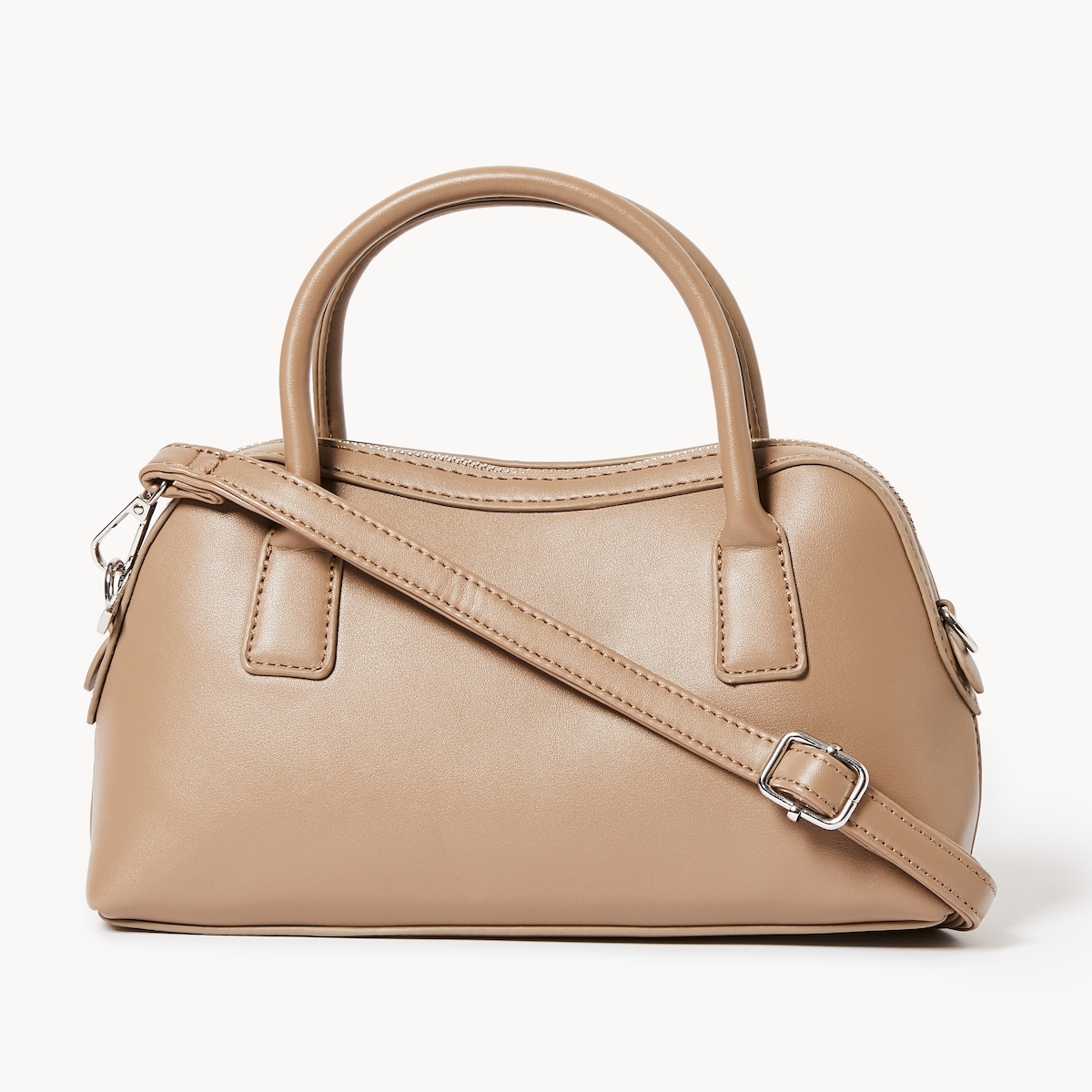 Sac en similicuir poigne sur le dessus