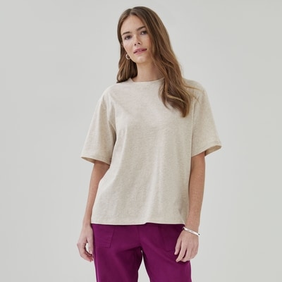 Oversized T-Shirt - Oat Mix