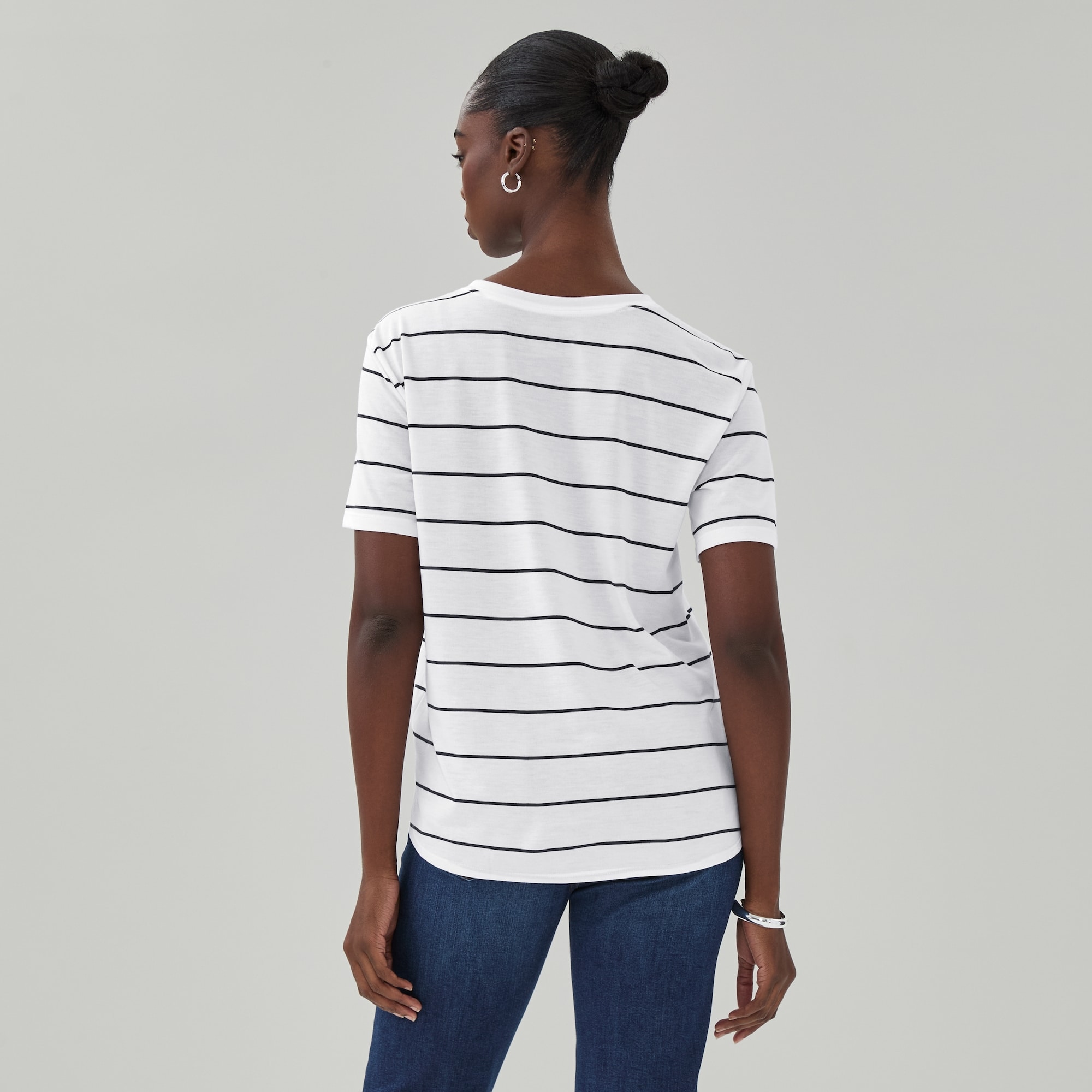 Striped Crewneck T-Shirt