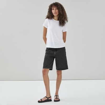 Joe Fresh T-shirt à col ras du cou en lin mélangé 1 ea, 19,00 $/1ch