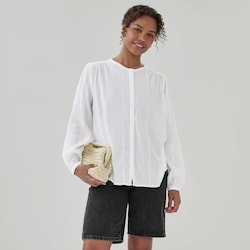 Joe Fresh Chemisier boutonné à manches bouffantes longues 1 ea, 35,00 $/1ch