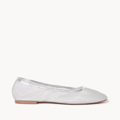 Ballerines en filet - Argent