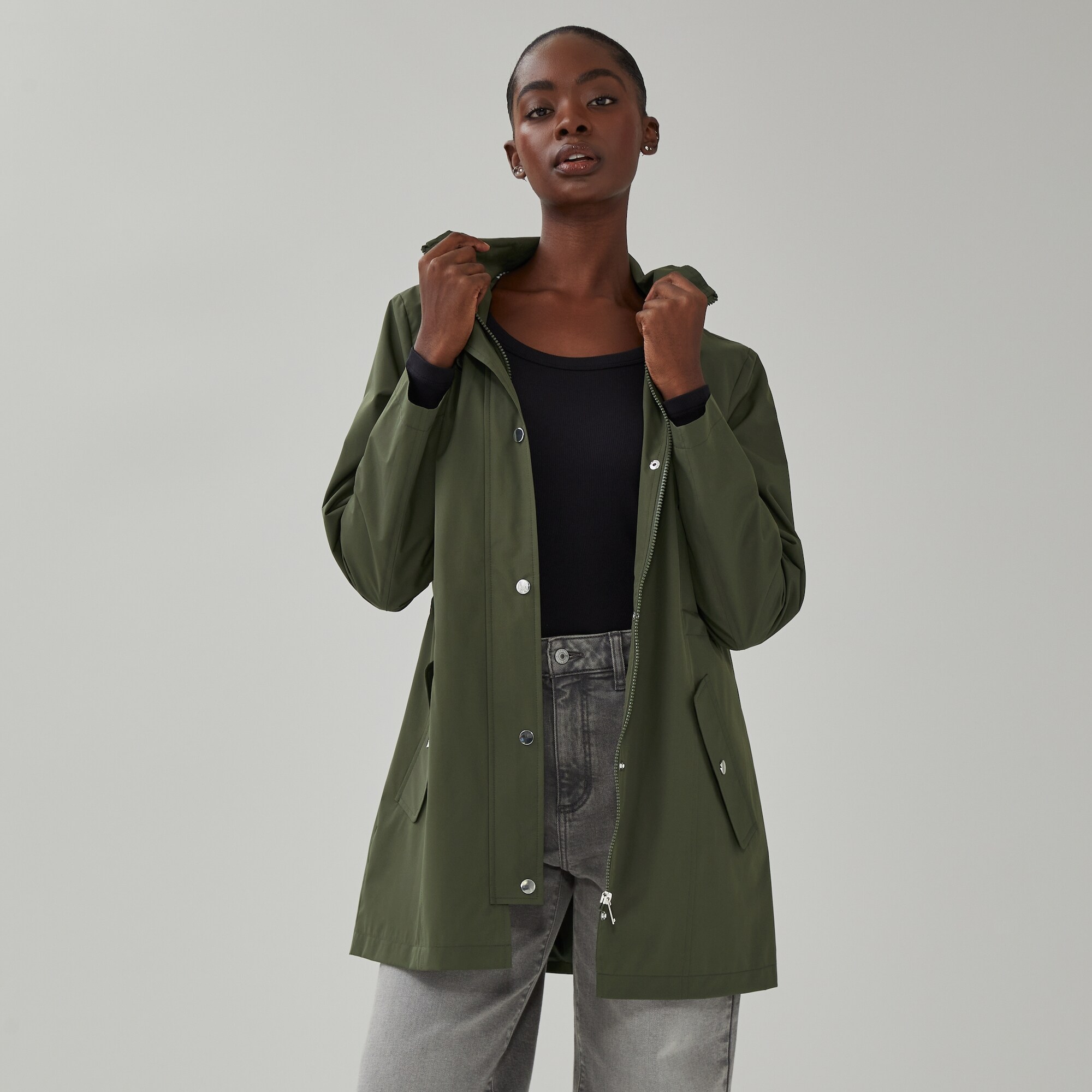 Veste imperméable à capuchon NVLT