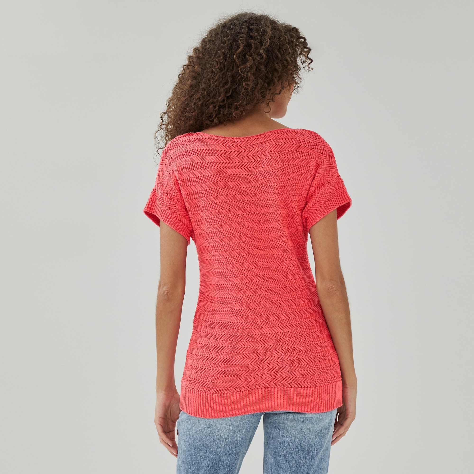 T-shirt en tricot à encolure bateau Ellen Tracy