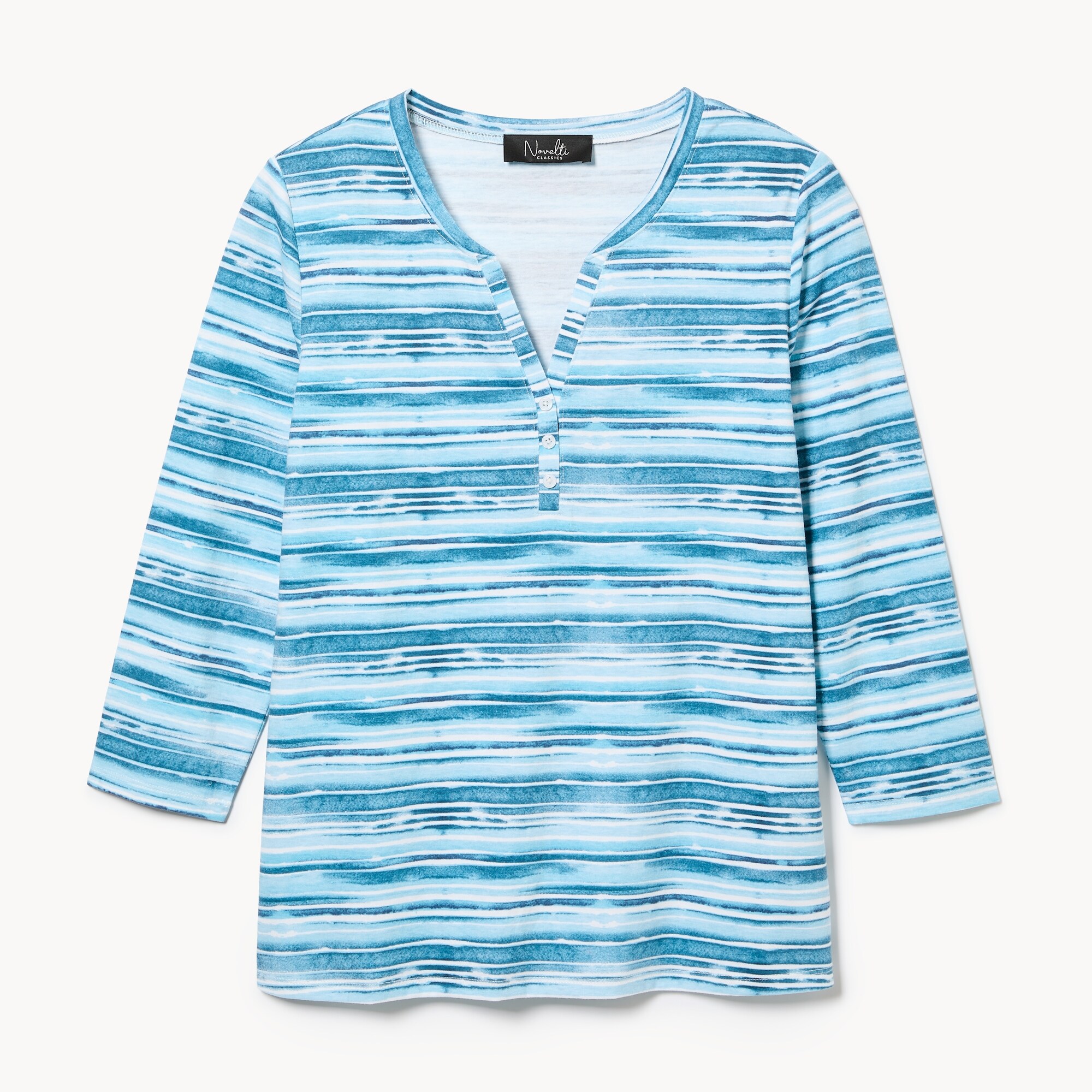 Novelti 3/4 Sleeve Henley
