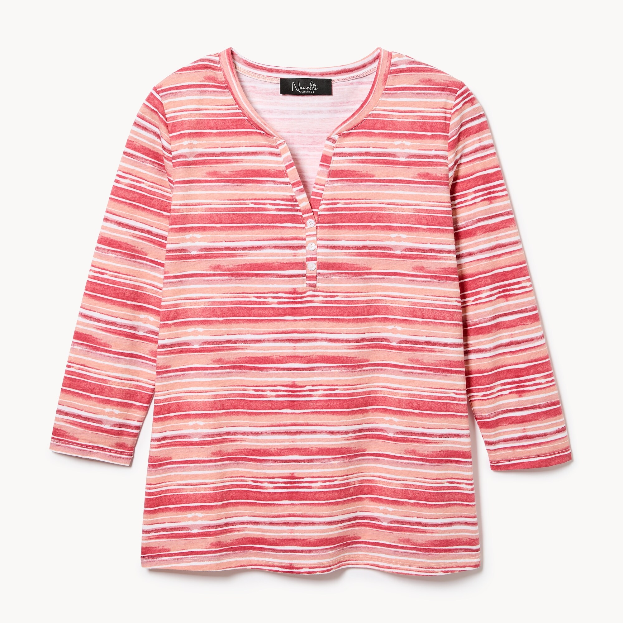 Novelti 3/4 Sleeve Henley