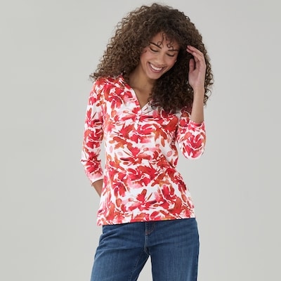 Haut boutonné à manches 3/4 Novelti 1 ea, 14,99 $/1ch