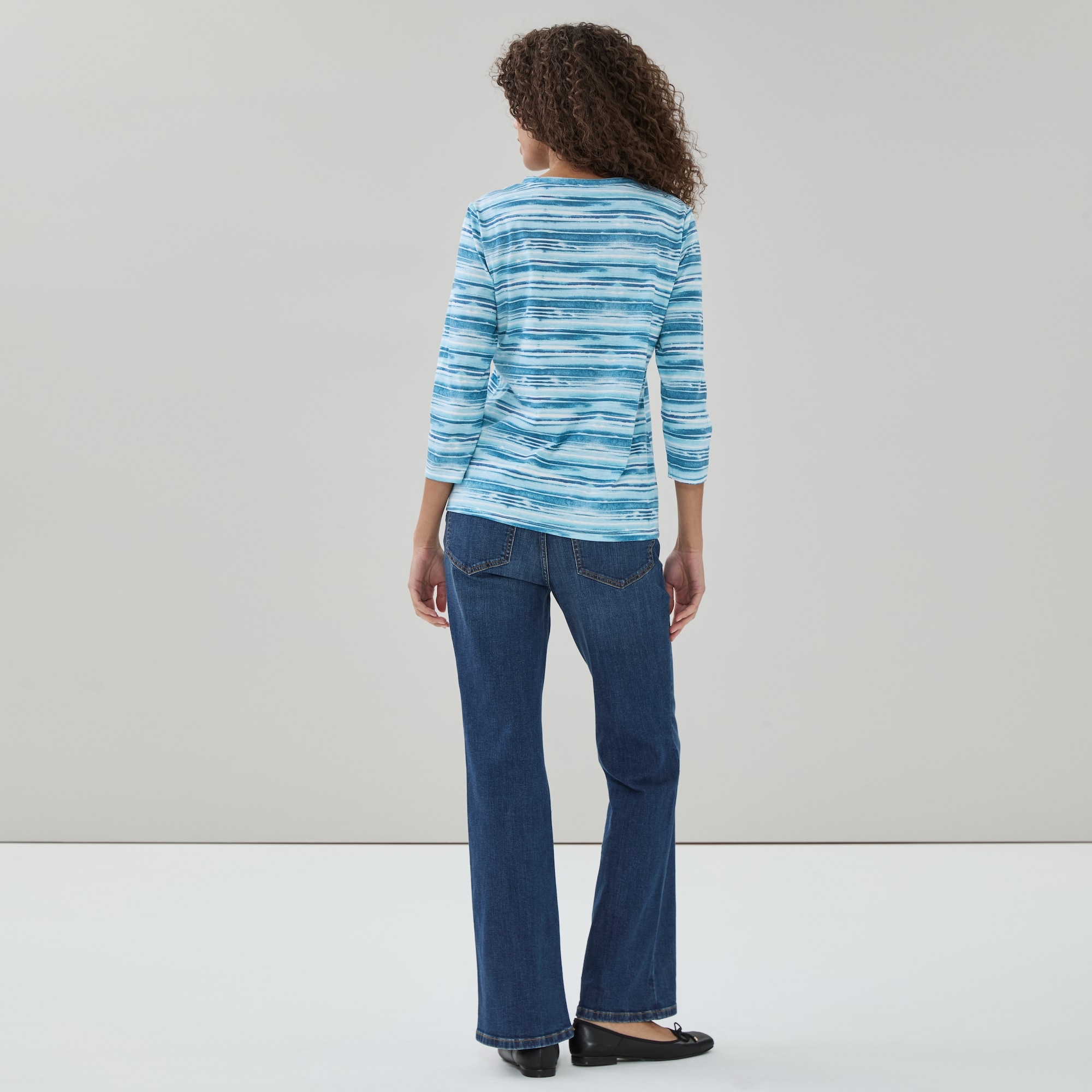 Novelti 3/4 Sleeve Henley
