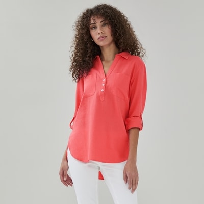 Ellen Tracy Ellen Tracy Linen Blend Shirt 1 ea, $29.99/1ea