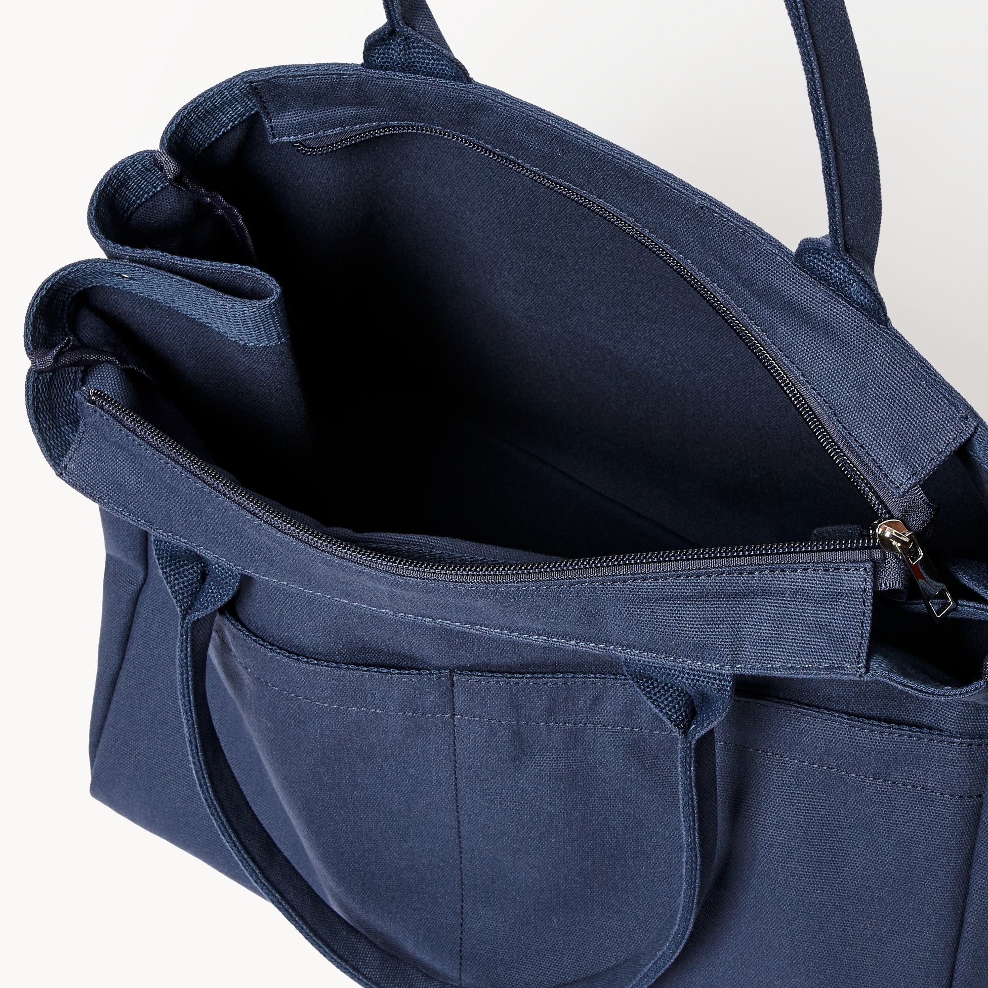 Canvas Tote Bag in Navy from Joe Fresh