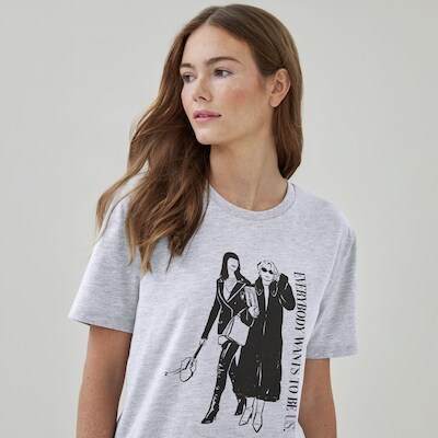 The Devil Wears Prada Graphic T-Shirt - Grey Mix