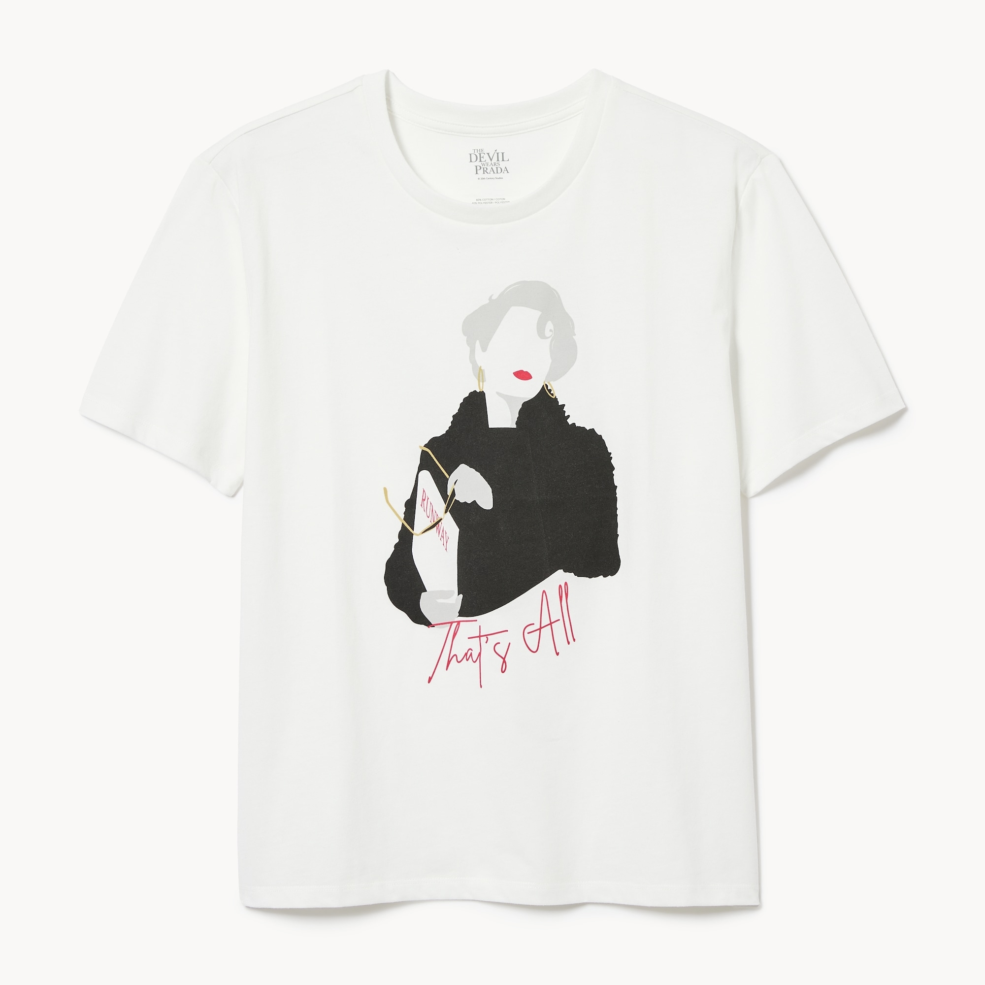 The Devil Wears Prada Graphic T-Shirt in Off White from Joe Fresh