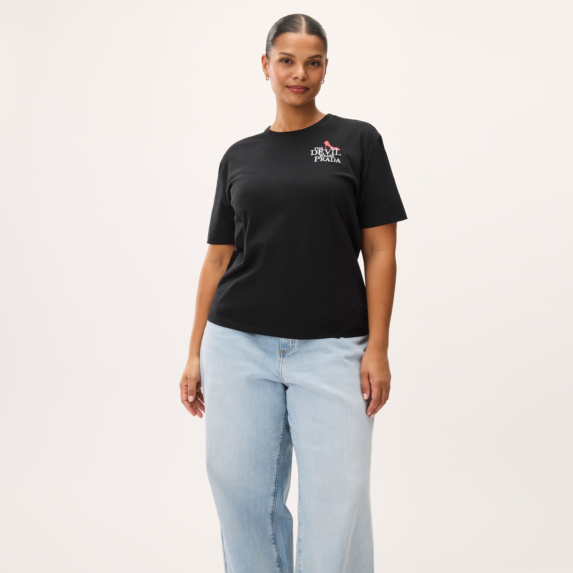 The Devil Wears Prada Graphic T-Shirt in Black from Joe Fresh