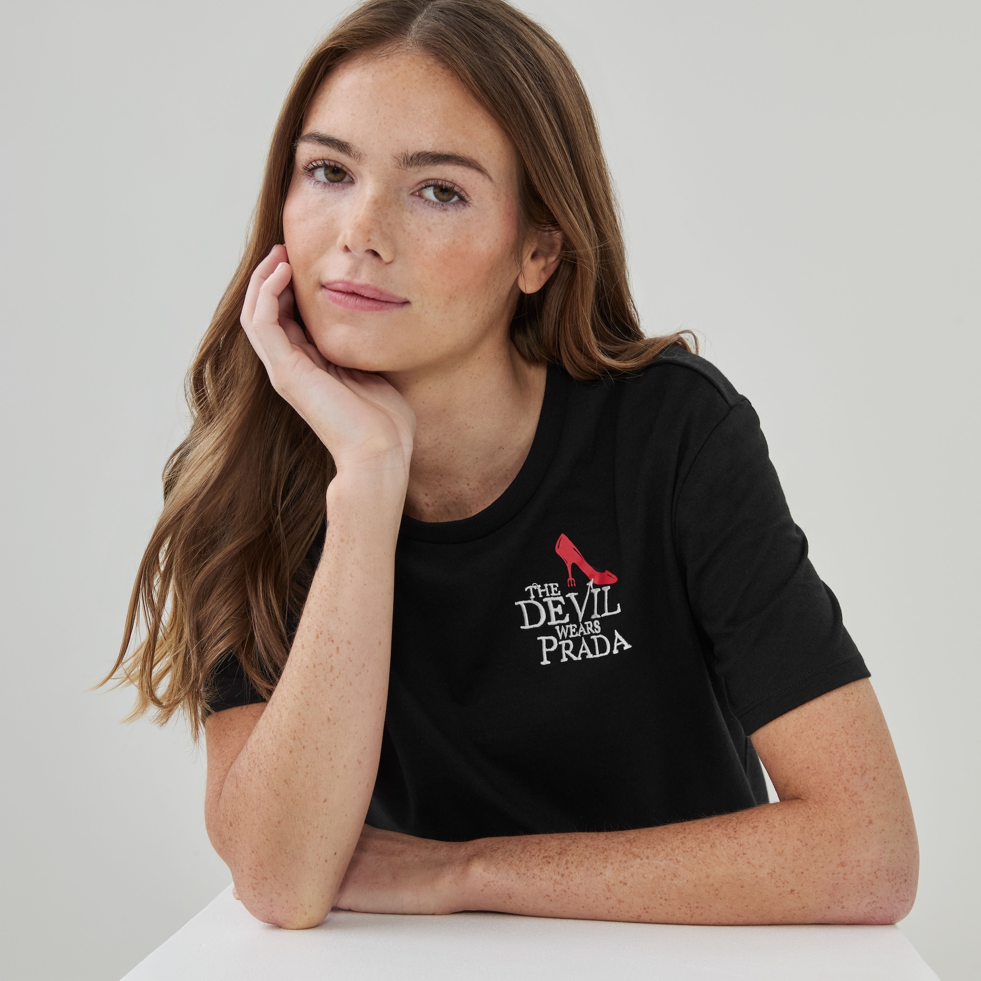 The Devil Wears Prada Graphic T-Shirt in Black from Joe Fresh