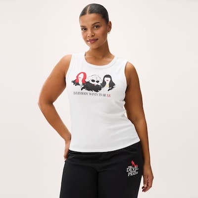 Ensemble pyjama Le diable s’habille en Prada - Blanc Cassé