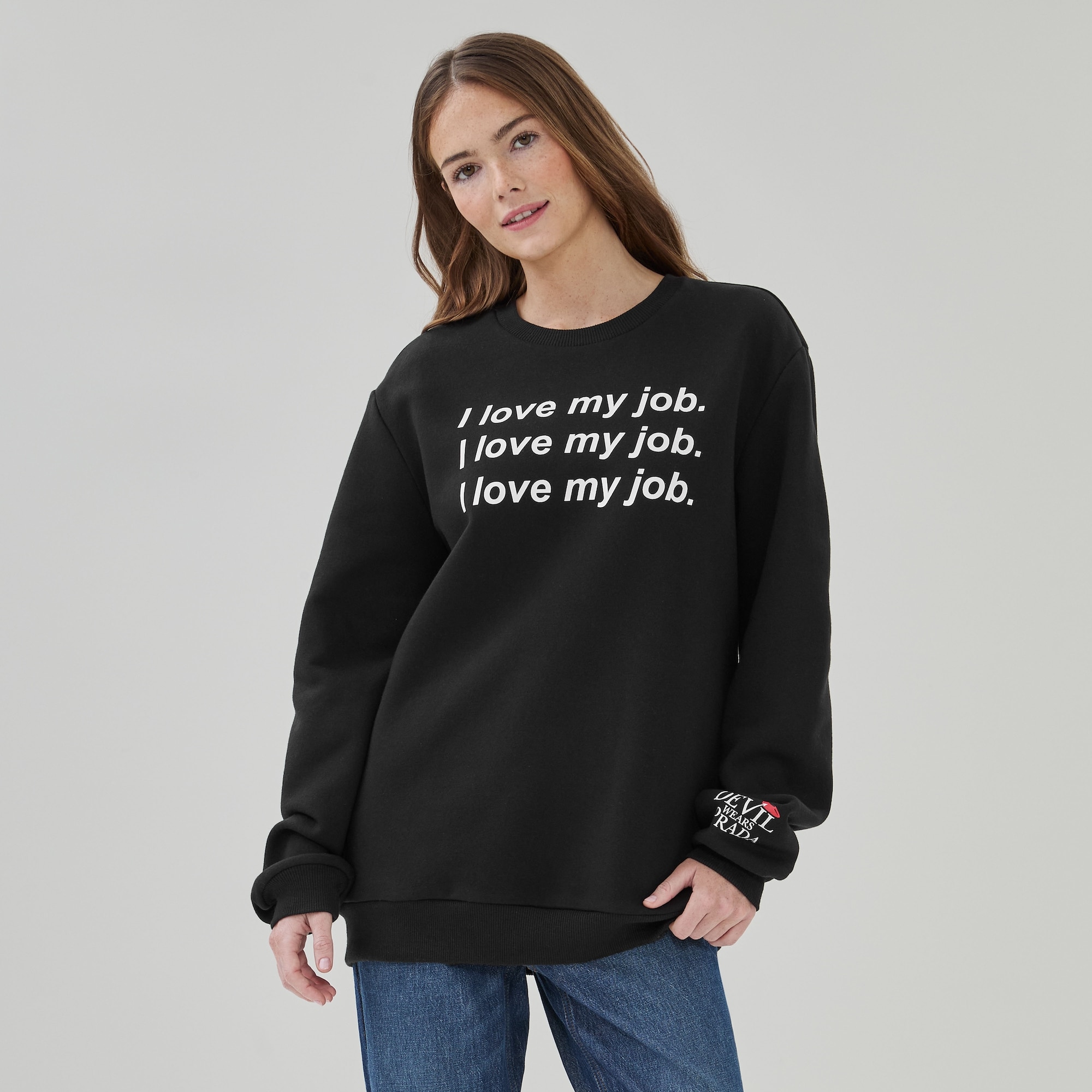 The Devil Wears Prada Sweatshirt in Black from Joe Fresh