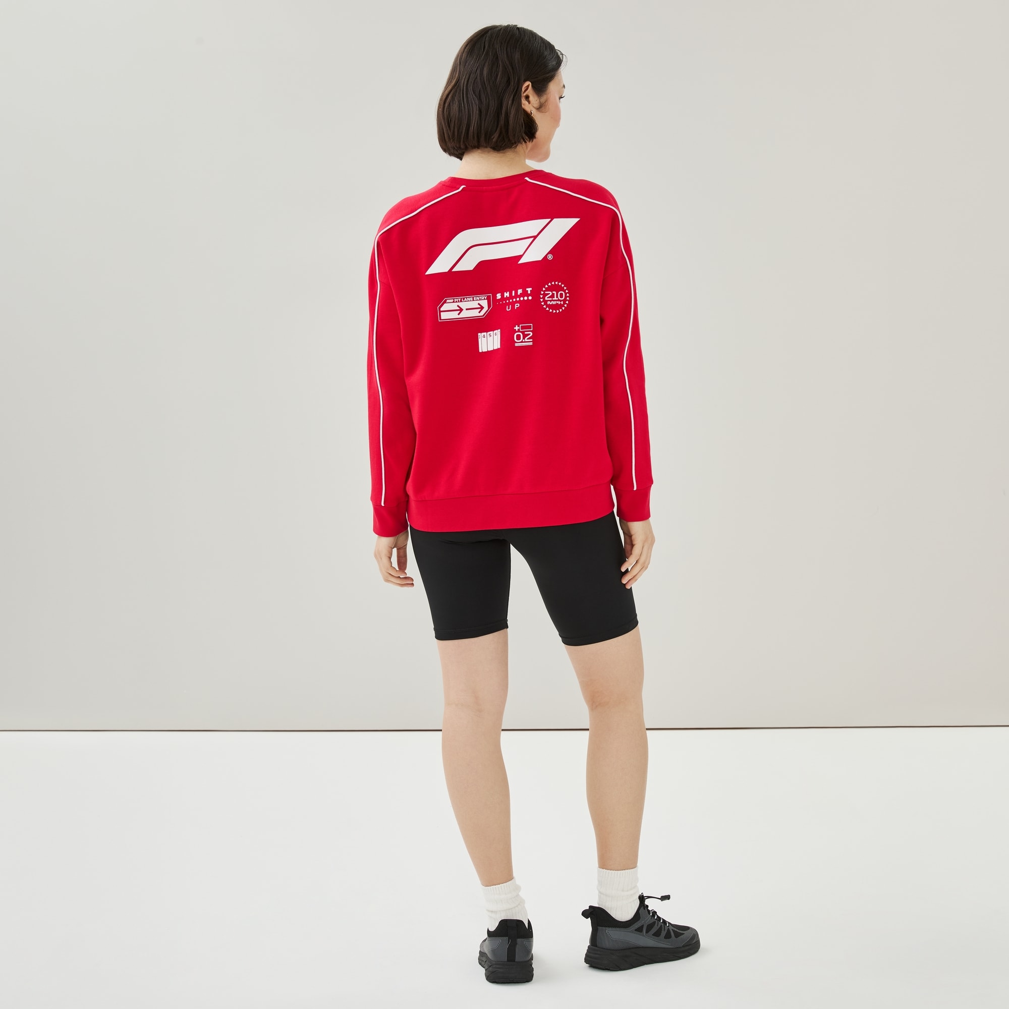 Formula 1 Graphic Sweatshirt in Red from Joe Fresh