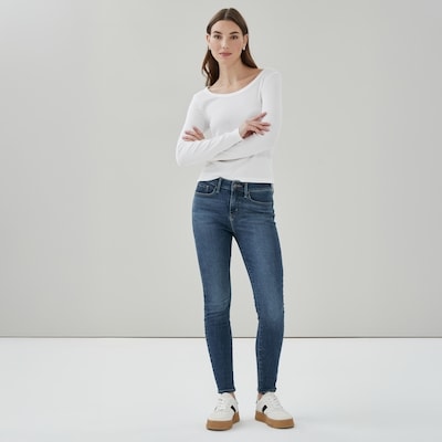 Jean étroit délavé SignatureMC Gold Levi Strauss - Laver Foncé