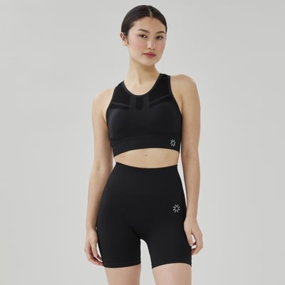 Pro Player Seamless Cutout Sports Bra - Black