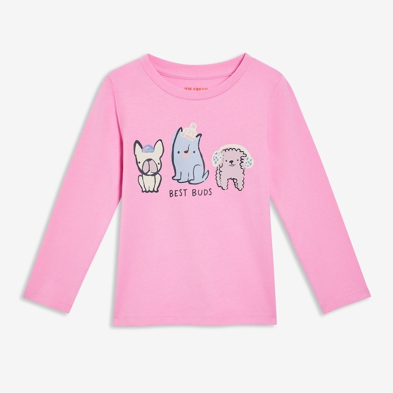 Toddler Girls' Graphic Long Sleeve