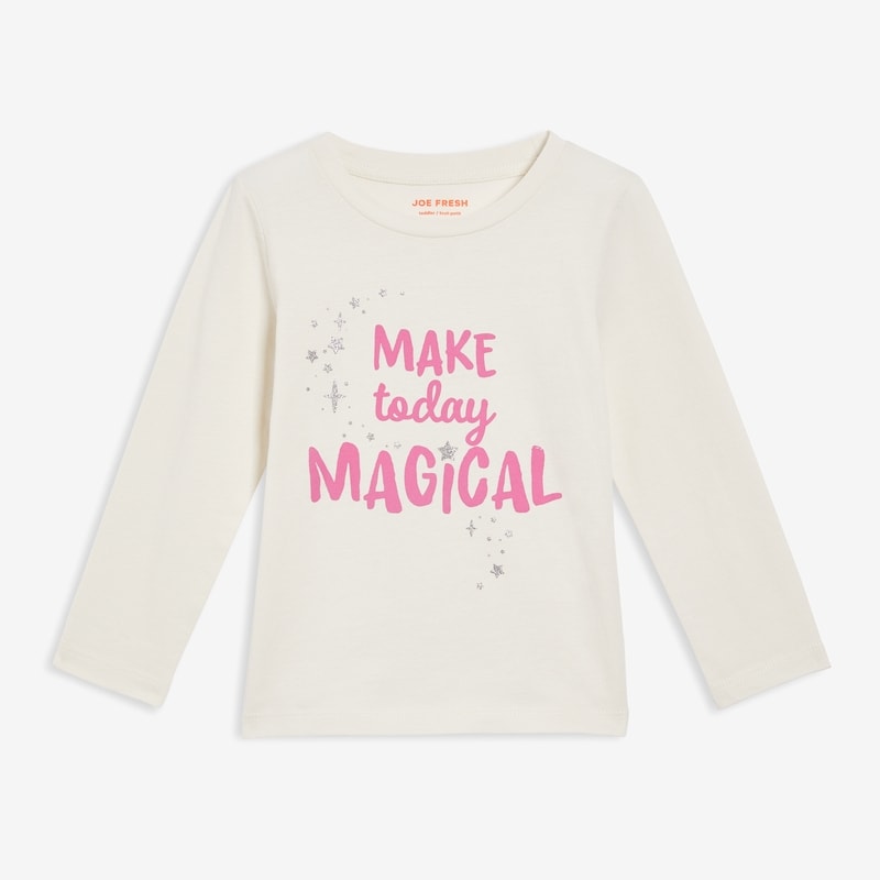 Toddler Girls' Graphic Long Sleeve