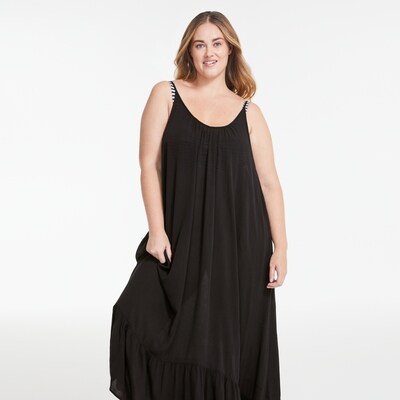 Joe Fresh T3WP033663 SWM TUNIC,3X,BLK 1 ea, 39,00 $/1ch