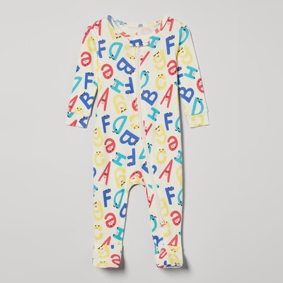 Joe Fresh Baby Girls' Double-Zip Footed Sleeper 1 ea, $14.00/1ea