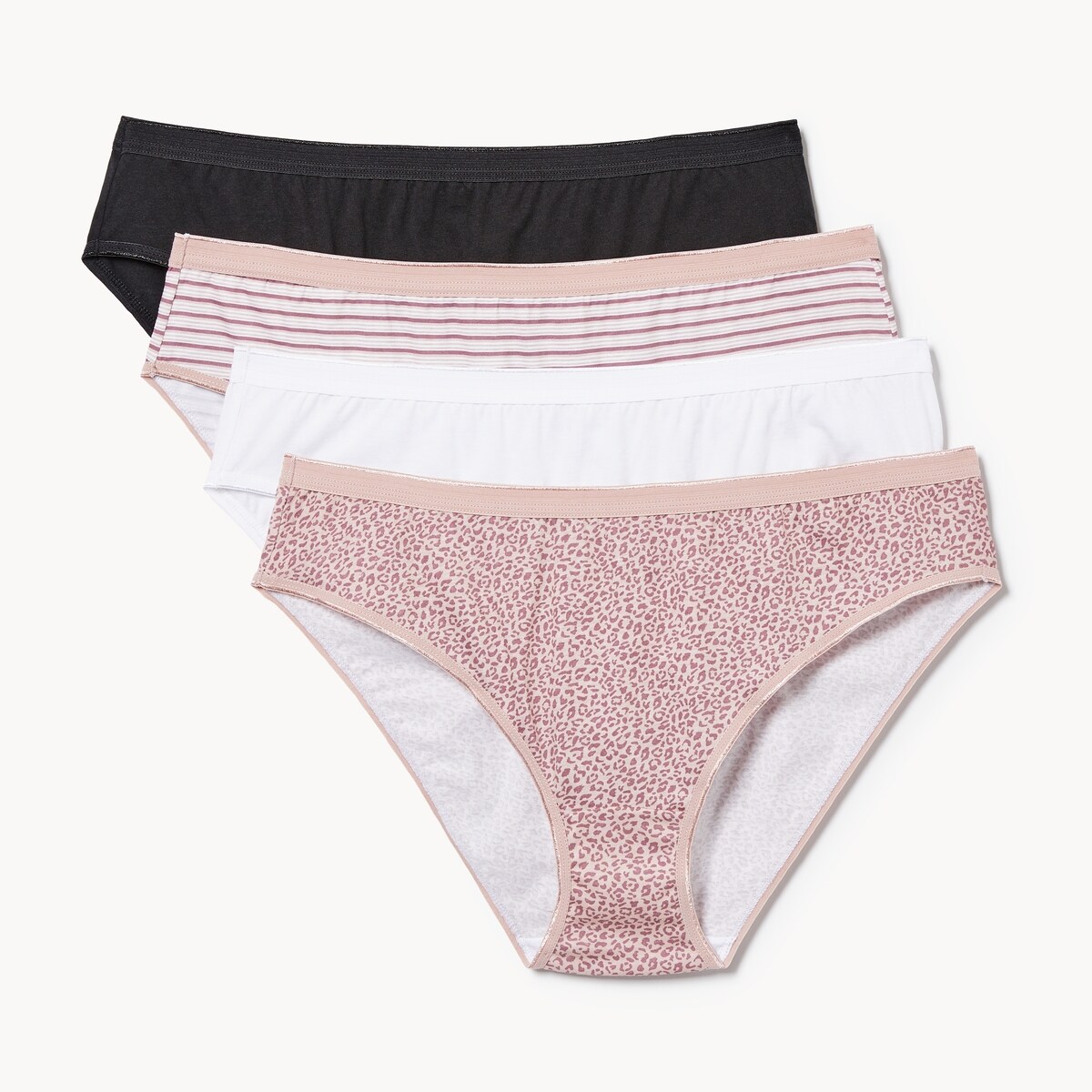 Joe Fresh Ensemble de 4 culottes bikini hautes Femmes+ 1 ea, 12,00 $/1ch