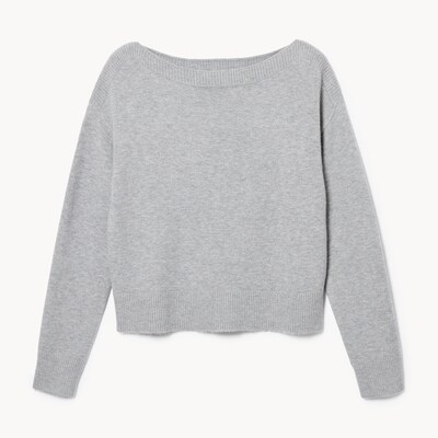 Chandail en tricot - Mlange De Gris Ple