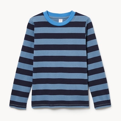 Kid Striped Long Sleeve - Blue