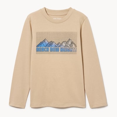 Kid Graphic Long Sleeve - Beige