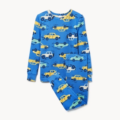 Toddler Boys' Printed Sleep Set - Bright Blue