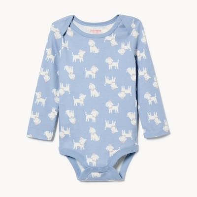 Cache-couche imprimé pour bébés filles - POUDRE BLEU