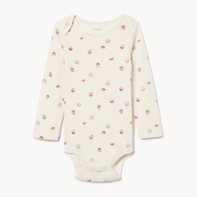 Baby Girls' Printed Bodysuit - Off White
