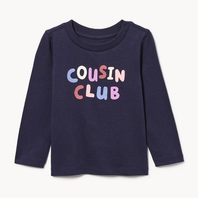 Baby Graphic Long Sleeve - Dark Navy