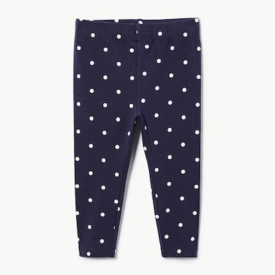 Baby Girls' Printed Legging - Dark Navy