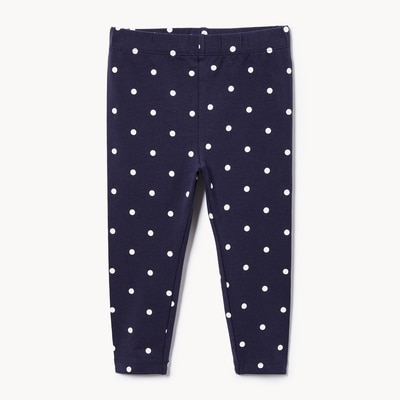 Legging imprimé pour bébés filles - Marine foncé