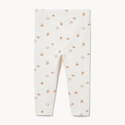 Baby Girls' Printed Legging - Off White