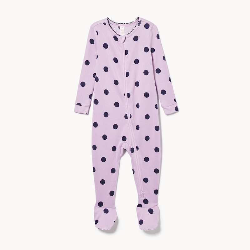 Baby Girls' Printed Footed Sleeper